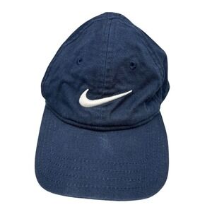 Nike Heritage 86 Adjustable Hat Swoosh Logo Navy Blue White Toddler‎ Boys Girls